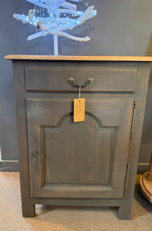 Confiturier chêne, patine bronze