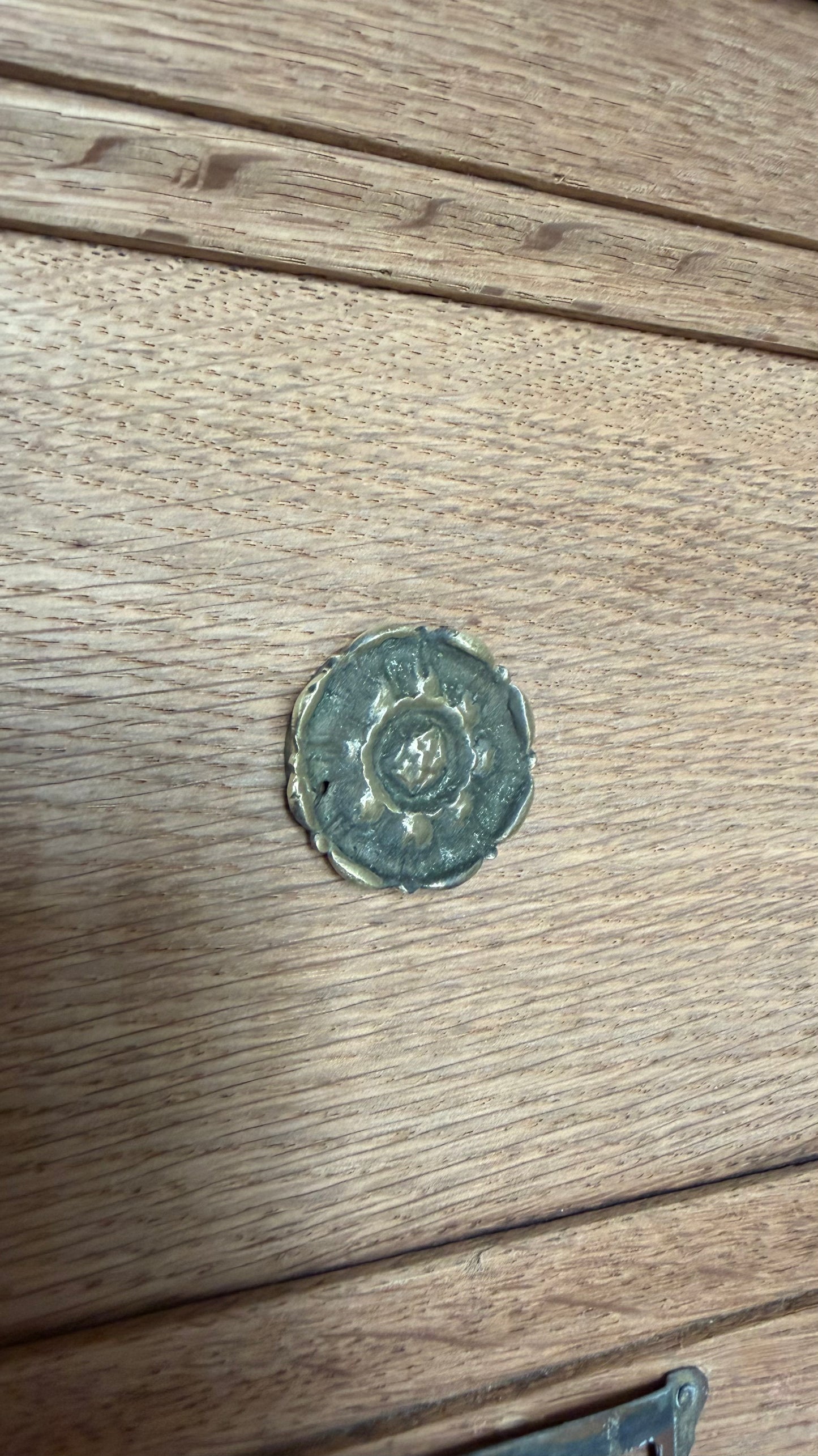 Meuble à clapets de notaire en chêne massif, début XXᵉ