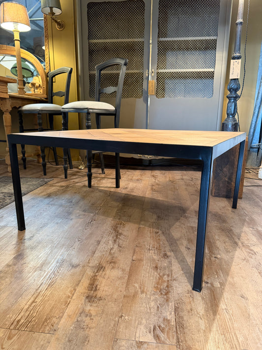 Table basse chêne "parquet"