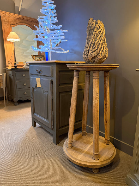 Sellette de sculpteur en chêne