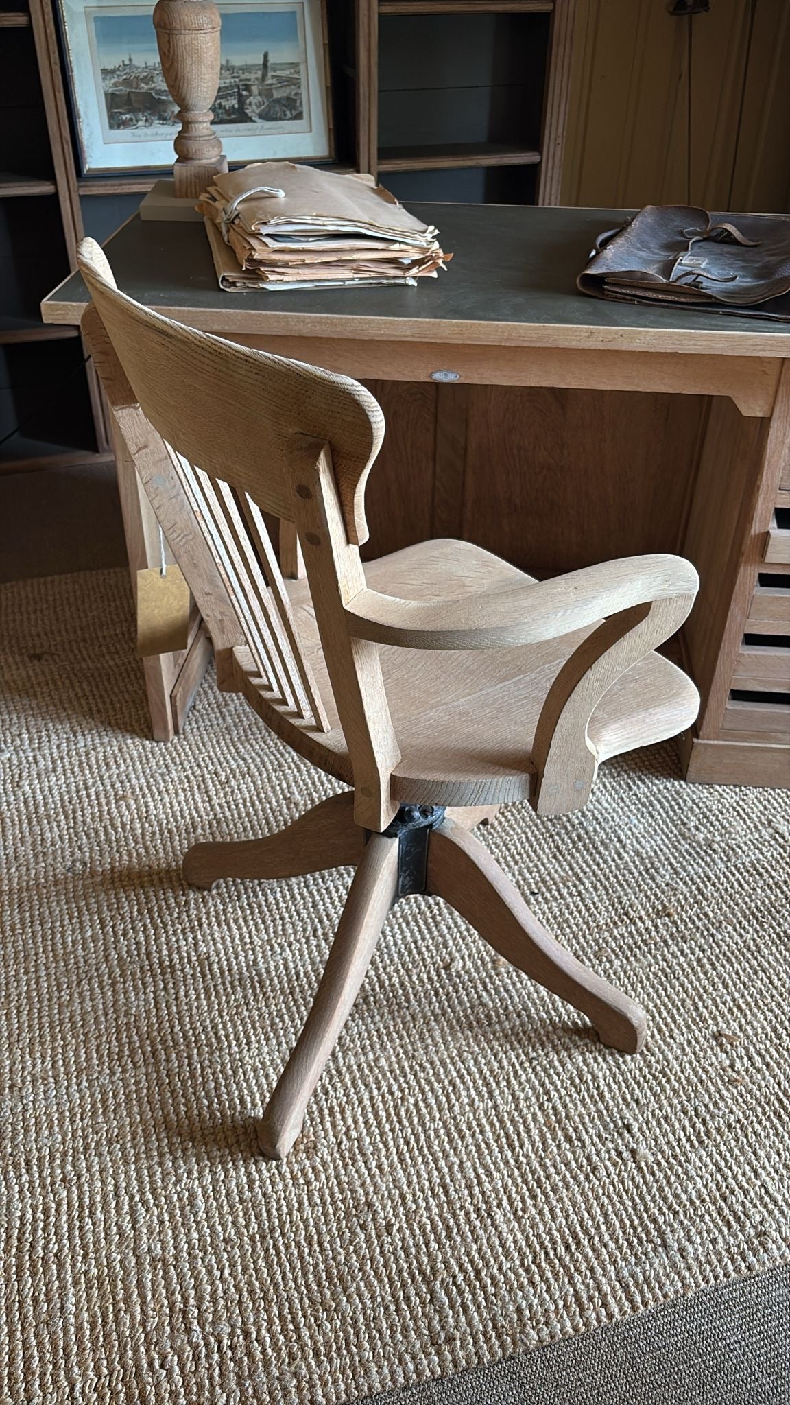 Fauteuil américain chêne