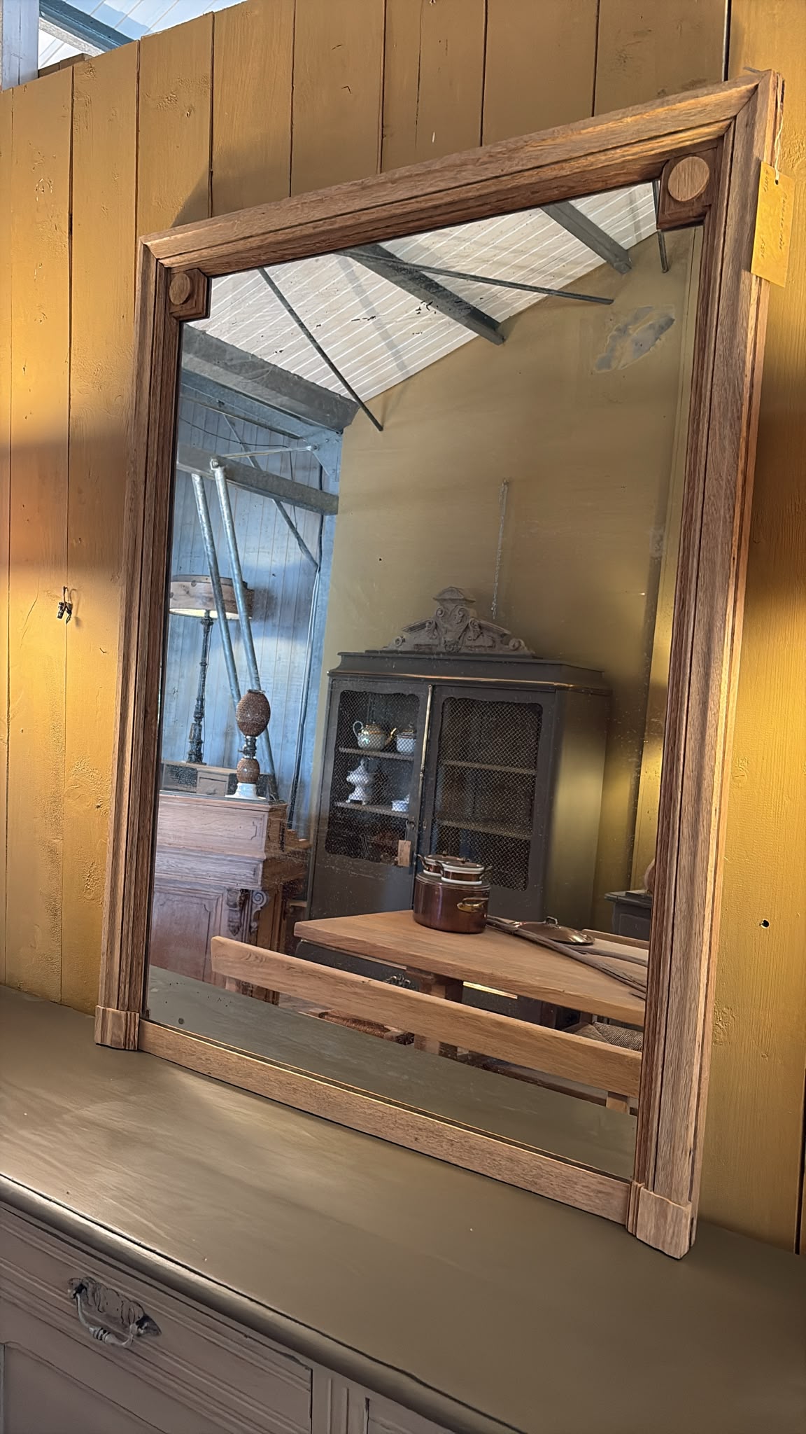 Miroir en chêne