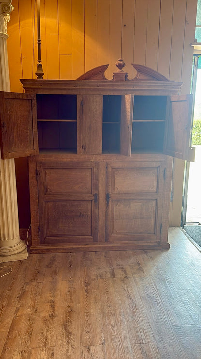 Armoire chêne massif – Début XXᵉ