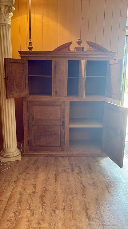 Armoire chêne massif – Début XXᵉ