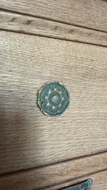 Meuble à clapets de notaire en chêne massif, début XXᵉ