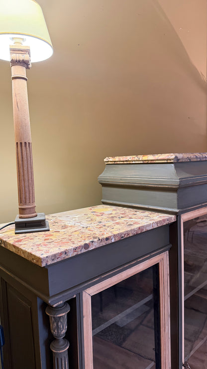 Bibliothèque début XXᵉ, patinée vert bronze