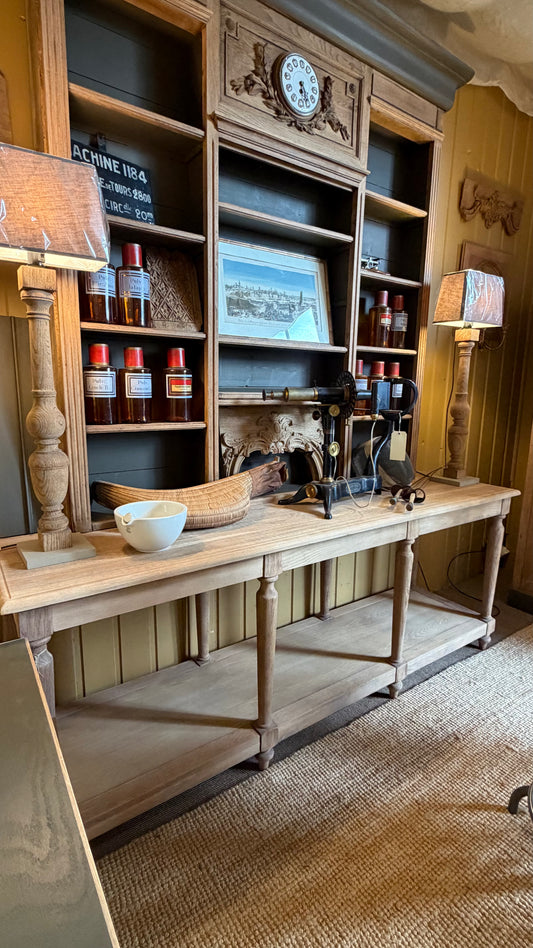 Table de drapier chêne