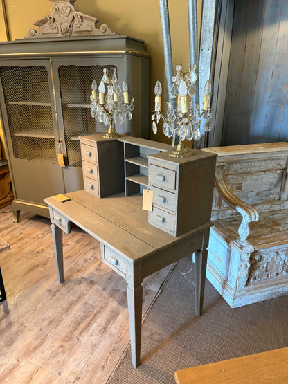 Bureau chêne patiné ''Lichen''