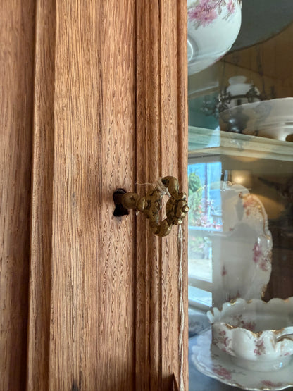 Buffet deux corps de chasse chêne massif