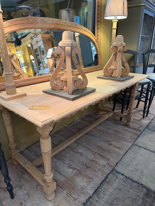 Table bureau chêne massif