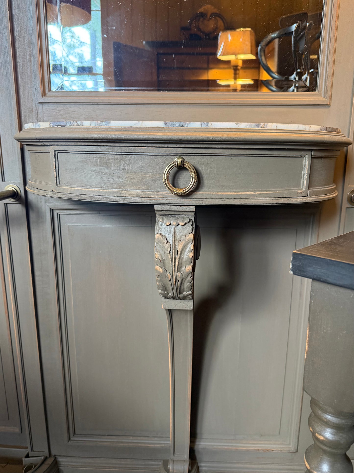 Porte-manteaux hêtre patiné “Lichen”, 1920