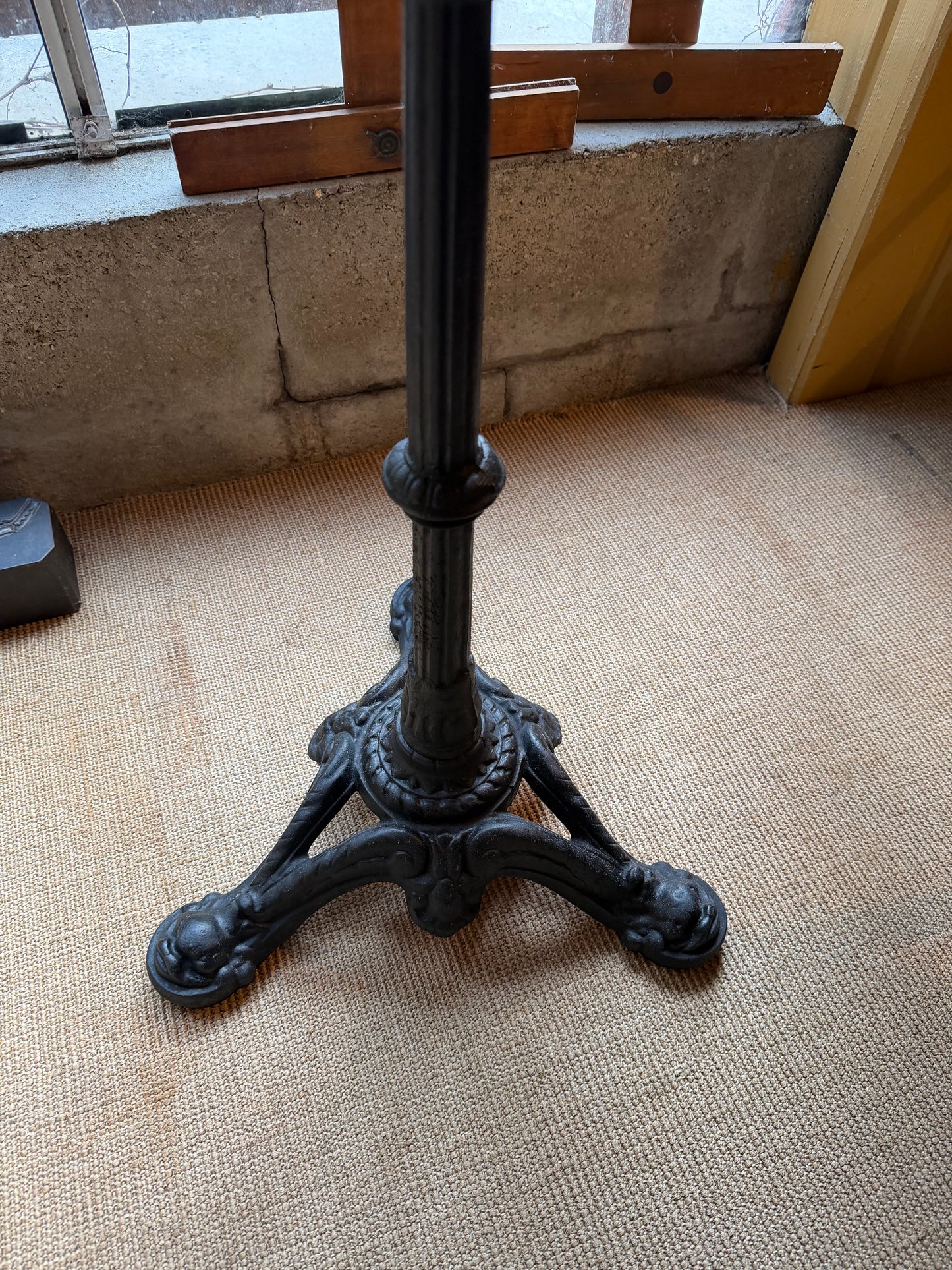 Table bistrot, plateau chêne massif