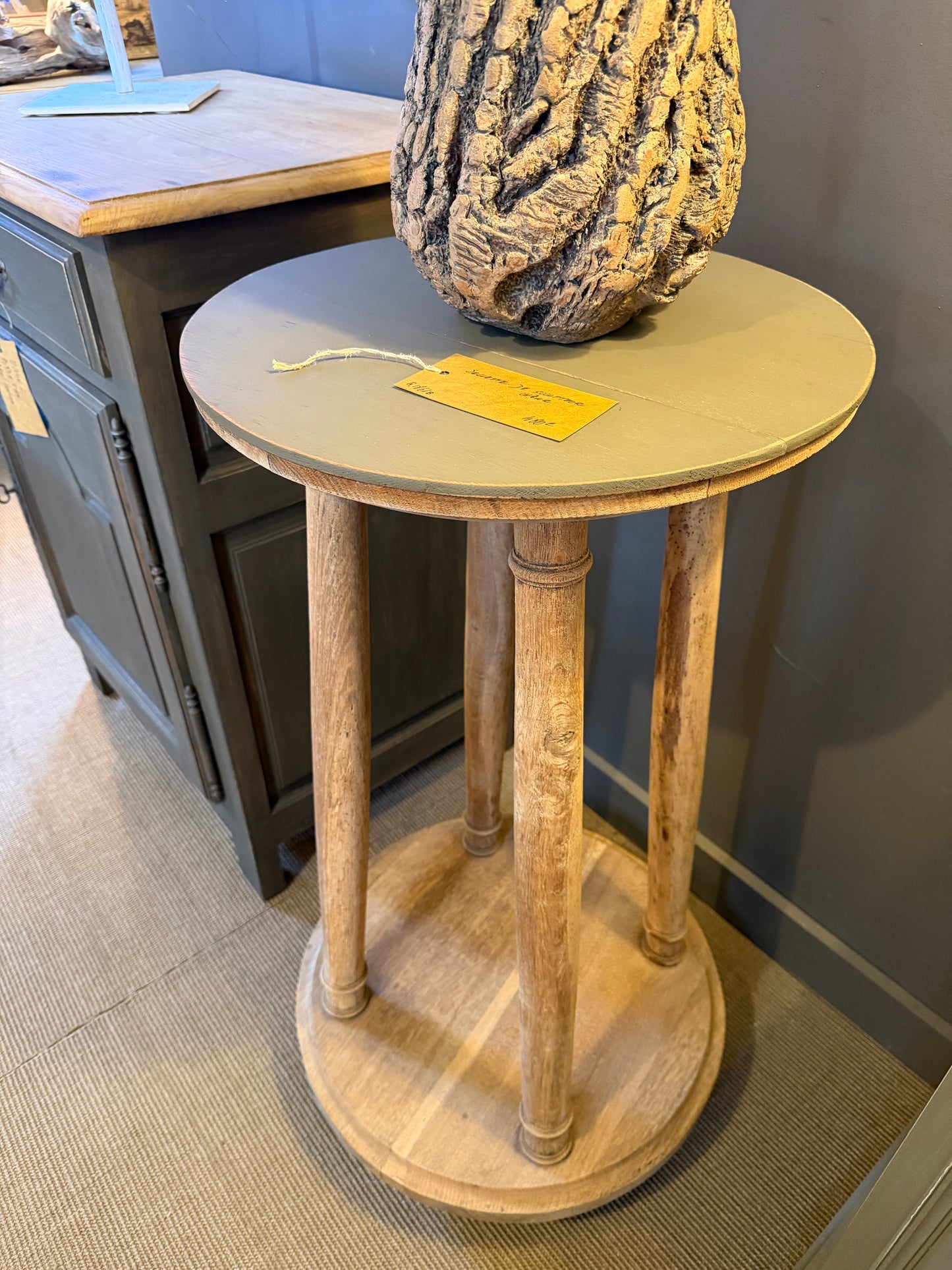 Sellette de sculpteur en chêne