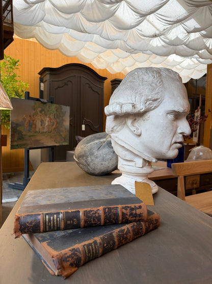 Buste de Robespierre en plâtre, début XXᵉ