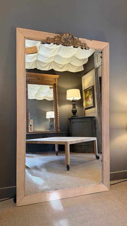 Miroir chêne massif